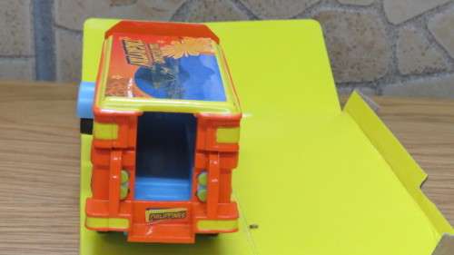 Awesome Vintage Boxed #9324 Die-Cast Philippine Jeepney With Pull-Back Action L: 12,5 cm