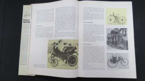 Vintage `History of the Motor Car` Hard Cover Book