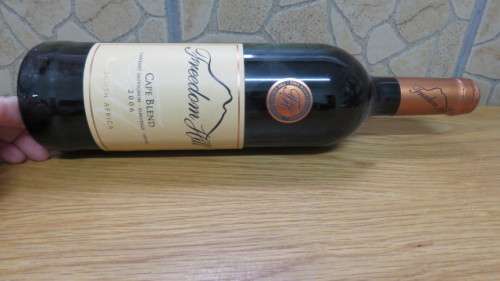 Sealed 750ml Bottle of Freedom Hill 2006 Cape Blend (Cabernet Sauvignon, Pinotage, Shiraz)
