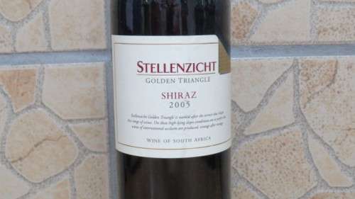 Sealed 750ml Bottle of Stellenzicht Golden Triangle 2005 Shiraz