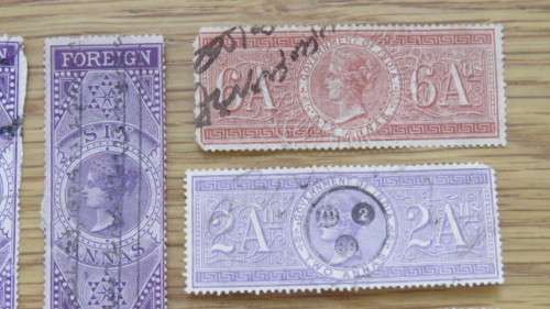 11 Used/Mint India Revenue Stamps and Five Used India Stamps Details in Description SOLD AS IS