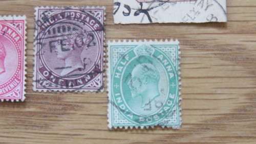 Twenty Three Used India Stamps Details in Description SOLD AS IS