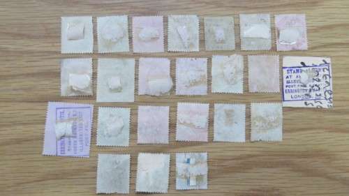 Twenty Three Used India Stamps Details in Description SOLD AS IS