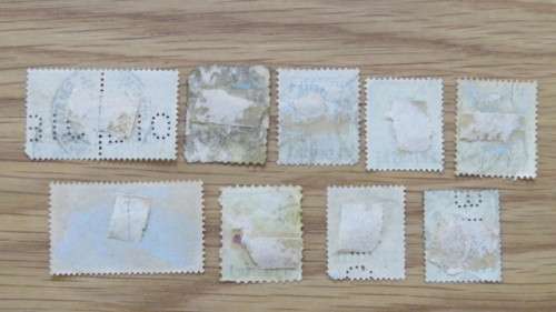 Ten Used Turkey - British/ Austrian Post Offices Stamps Details in Description SOLD AS IS