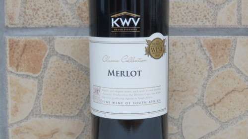 Sealed 750ml Bottle of KWV Classic Collection 2017 Merlot