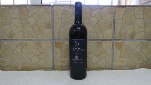 Sealed 750ml Bottle of Goedverwacht Great Expectations 2015 Crane Red Merlot