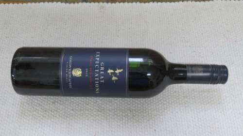 Sealed 750ml Bottle of Goedverwacht Great Expectations 2015 Crane Red Merlot