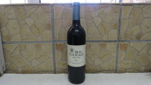 Sealed 750ml Bottle of Bon Courage Estate Wine 2013 Shiraz
