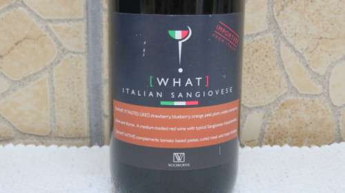 Sealed 750ml Bottle of What 2005 Italian Sangiovese Imported From Italy