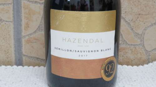 Sealed 750ml Bottle of Hazendal 2017 Semillon/Sauvignon Blanc