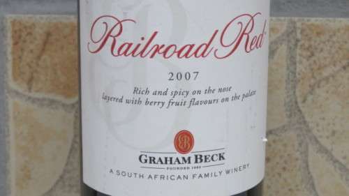 Sealed 750ml Bottle of Graham Beck 2007 Railroad Red