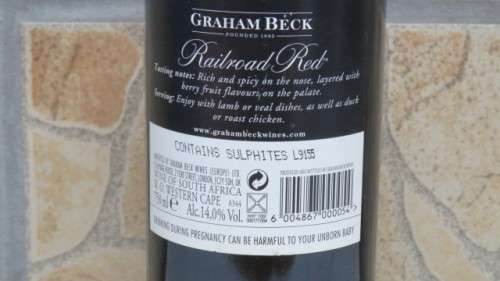 Sealed 750ml Bottle of Graham Beck 2007 Railroad Red