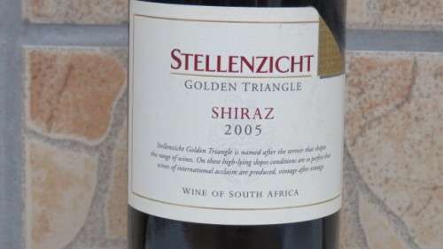 Sealed 750ml Bottle of Stellenzicht Golden Triangle 2005 Shiraz