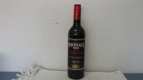 Sealed 750ml Bottle of Douglas Green `The Original Ribshack Red` 2019 Vintage Blend Pinotage Shiraz