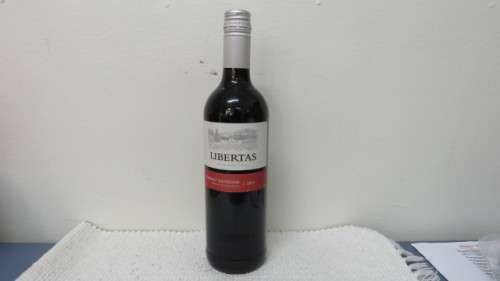 Sealed 750ml Bottle of Libertas 2015 Cabernet Sauvignon