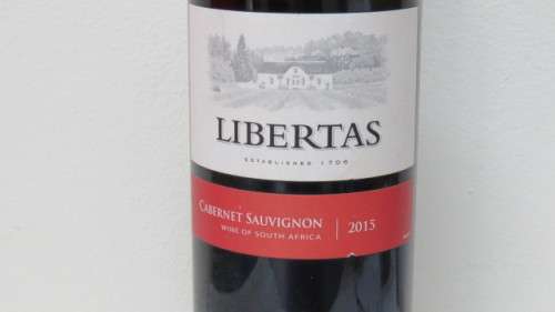 Sealed 750ml Bottle of Libertas 2015 Cabernet Sauvignon