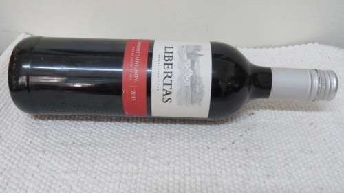 Sealed 750ml Bottle of Libertas 2015 Cabernet Sauvignon