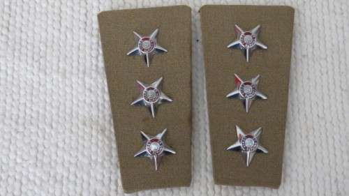 Two South African Defence Force Epaulettes - Rank Captain