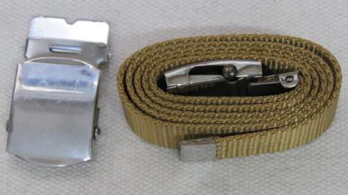 SADF Step Out Uniform Trouser Belt and Buckle With Spare Buckle L: 102 cm
