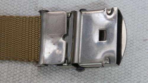 SADF Step Out Uniform Trouser Belt and Buckle With Spare Buckle L: 102 cm