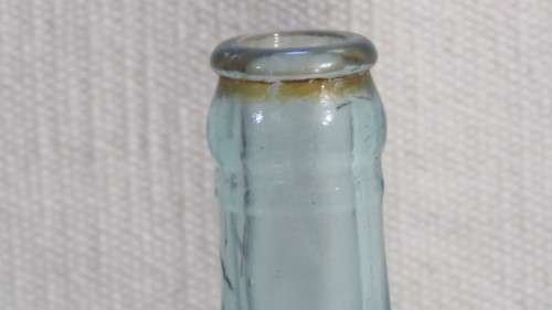 Superb Vintage Trade Mark Johannesburg Crystal Springs Aerated Water Co Ld Glass Bottle H: 18,5 cm