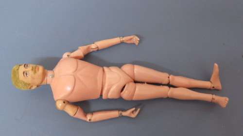 Rare Vintage 1964 G.I. Joe With Scar on Face Made by Palitoy Under Licence from Hasbro 30 cm