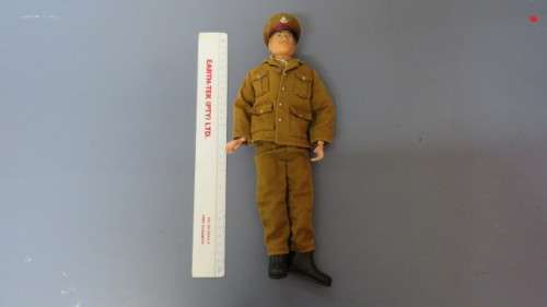 Rare Vintage 1964 G.I. Joe With Scar on Face Made by Palitoy Under Licence from Hasbro 30 cm