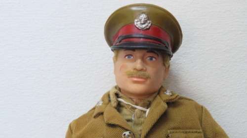 Rare Vintage 1964 G.I. Joe With Scar on Face Made by Palitoy Under Licence from Hasbro 30 cm