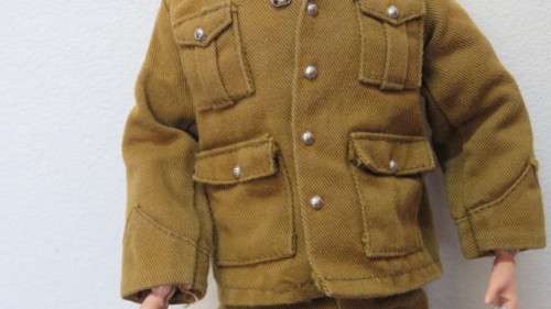 Rare Vintage 1964 G.I. Joe With Scar on Face Made by Palitoy Under Licence from Hasbro 30 cm