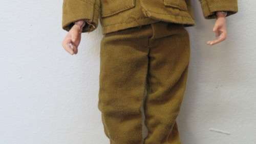 Rare Vintage 1964 G.I. Joe With Scar on Face Made by Palitoy Under Licence from Hasbro 30 cm