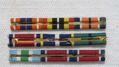 Three South African Defence Force Ribbon Bars Details in Description