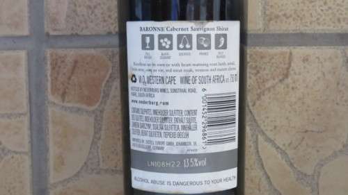 Sealed 750ml Bottle of Nederburg 2021 Baronne