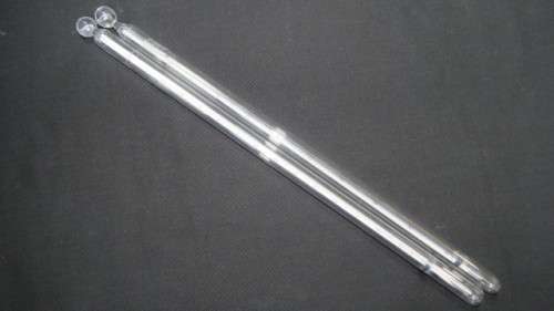 Two Vintage Casella London Meteorological Glass Thermometers L: 34 cm SOLD AS IS
