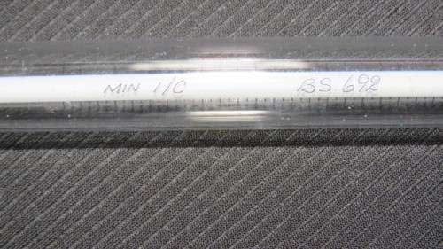 Two Vintage Casella London Meteorological Glass Thermometers L: 34 cm SOLD AS IS