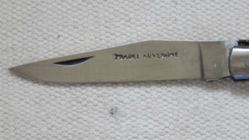 Superb Vintage Pradel Auvergne Folding Knife Three Tone Wood Handle L: 20 cm