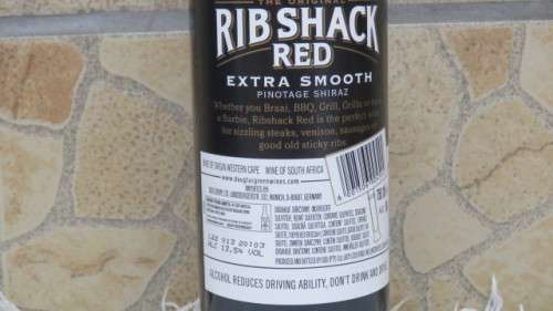 Sealed 750ml Bottle of Douglas Green The Original RibShack Red 2021 Vintage Blend Pinotage Shiraz