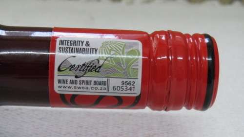 Sealed 750ml Bottle of Douglas Green The Original RibShack Red 2021 Vintage Blend Pinotage Shiraz