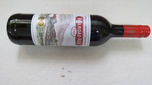 Sealed 750ml Bottle of Railroad Red 2019 Shiraz Cabernet Sauvignon