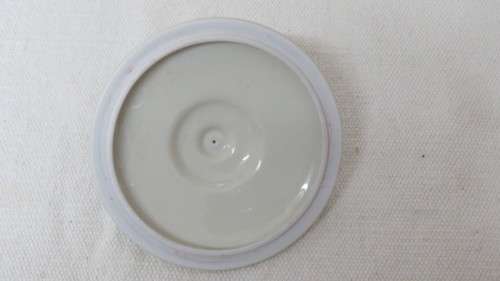 Small Vintage Hertel-Jacob Porzellan Bavaria Lidded Bowl With Floral Decoration 14 x 14,5 cm