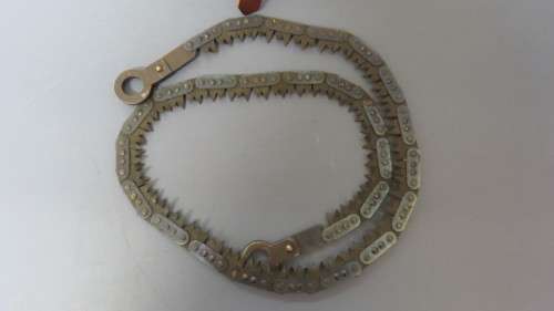 Vintage Disston & Sons 1941 Folding Chain-Linked Military Hand-Saw With Handles/Tools/Holder 160 cm