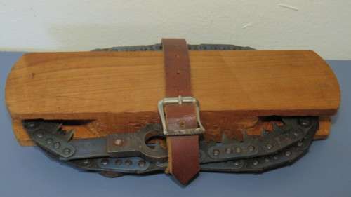 Vintage Disston & Sons 1941 Folding Chain-Linked Military Hand-Saw With Handles/Tools/Holder 160 cm