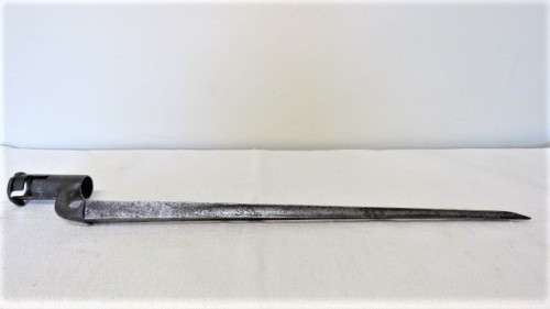 Antique Hessian Pattern Socket Type Bayonet (Possibly From the American Revolution) L: 53 cm