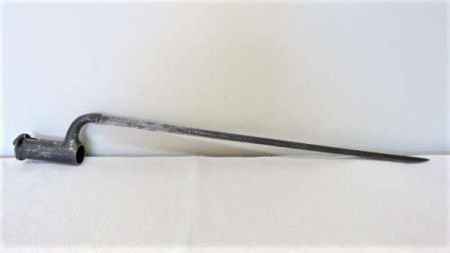 Antique Hessian Pattern Socket Type Bayonet (Possibly From the American Revolution) L: 53 cm