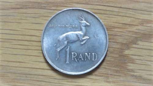 Republic of South Africa Silver 1967 One Rand Coin 15.0 g