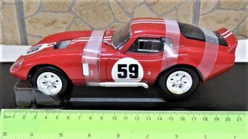 Boxed Yat Ming 1965 Shelby Cobra Daytona Coupe Die Cast Collection Deluxe Edition Scale 1:18