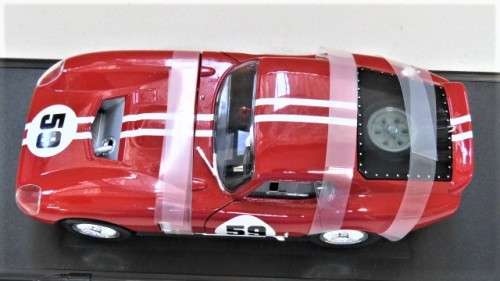 Boxed Yat Ming 1965 Shelby Cobra Daytona Coupe Die Cast Collection Deluxe Edition Scale 1:18