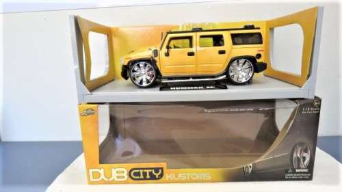 Stunning Boxed Jada Toys Dub City Kustoms Hummer H2 Die Cast Metal Model Scale 1:18 L: 26 cm