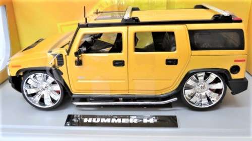 Stunning Boxed Jada Toys Dub City Kustoms Hummer H2 Die Cast Metal Model Scale 1:18 L: 26 cm