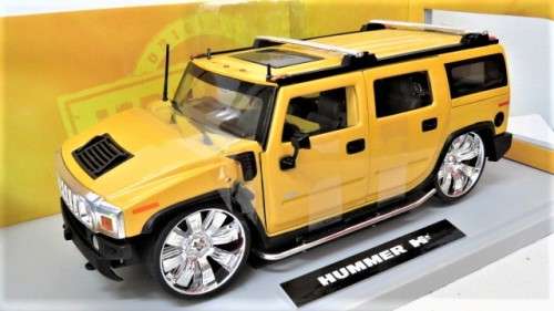 Stunning Boxed Jada Toys Dub City Kustoms Hummer H2 Die Cast Metal Model Scale 1:18 L: 26 cm