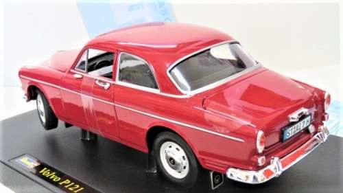 Fantastic Boxed Revell Volvo P121 `Amazon` Die Cast Metal Car Model Scale 1:18 L: 24 cm